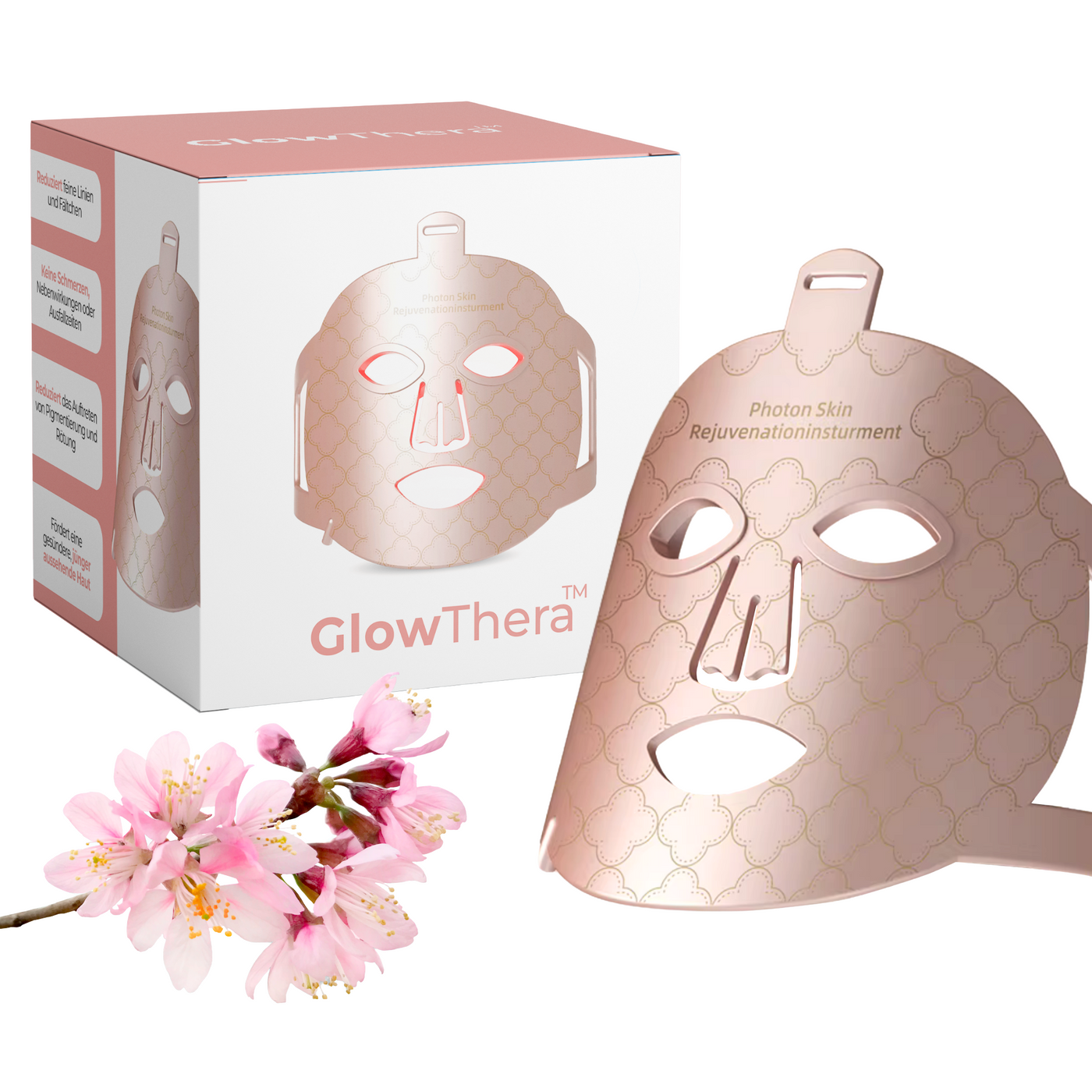 GlowThera™ Radiant Face LED-Lichttherapie-Maske